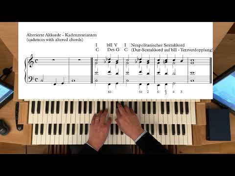 Faszination Orgelimprovisation - BASIS Übungen 10: Alterierte Akkorde - Kadenzvarianten