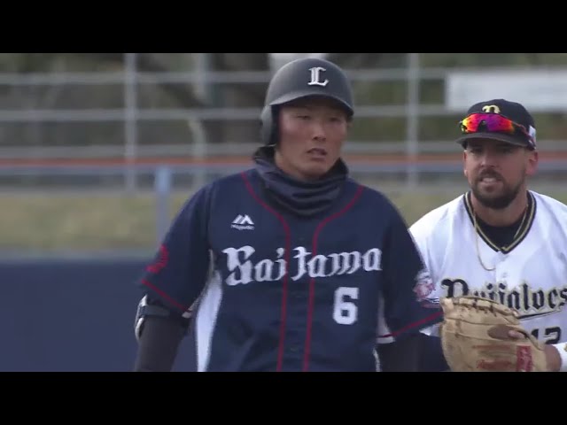 【5回表】1,2番で勝ち越した!! ライオンズ・源田のタイムリー2ベース!! 2019/3/13 B-L