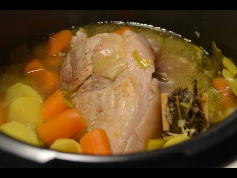 Potée de légumes rouelle de porc au cookeo