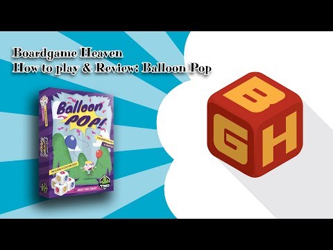 Boardgame Heaven How To Play & Review: Balloon Pop