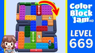 Soluzione del Livello 669 di Color Block Jam