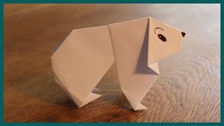 Tuto Origami : L'Ours Polaire