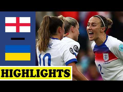 England vs Ukraine Highlights | Women's World Cup Qualification