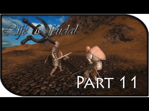 Life is Feudal Gameplay Part 11 - Axes, Shields, Better Armor! (Armor/Weapon Tutorial)
