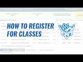 A Walk Through myBYU and How to Register for Classes