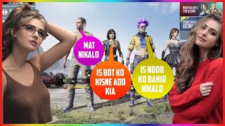 JOINING RANDOM SQUAD OF NAUGHTY GIRLS LIKE BOT |CONQUEROR LOBBY |DIAZ