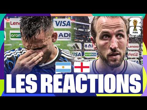 Les LARMES, la DÉCEPTION, les REGRETS... Les réactions d'Angleterre - Argentine