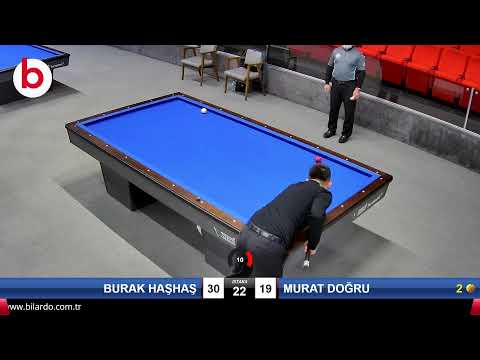 BURAK HAŞHAŞ & MURAT DOĞRU Bilardo Maçı - 2021 TÜRKİYE ŞAMPİYONASI 3.ETAP-2.TUR