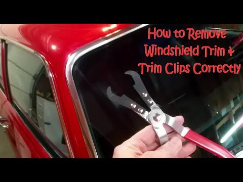 WINDSHIELD TRIM TOOL and CLIP REMOVAL PROCEDURE (How to remove) Ep 21