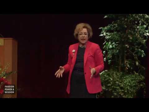 Julie Miller speaking at Women's Conference 2018