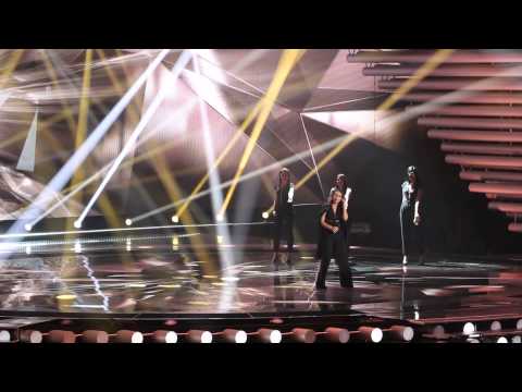 Elhaida Dani from Albania rehearses 'I Am Alive'