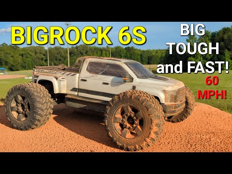 What a MONSTER Truck SHOULD be! Arrma Big Rock 6s, BIG TOUGH, and FAST!