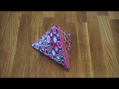 Pyramidentasche nähen