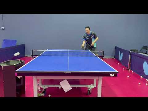 Butterfly Training Tips with Ju Mingwei - Backhand Chop Block