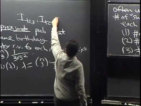 Lecture 11: The Poisson distribution | Statistics 110