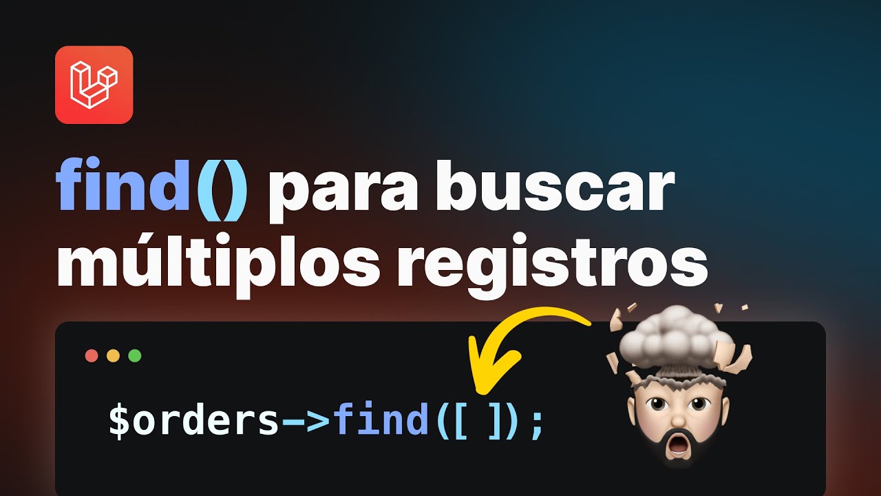 Laravel - Use o find para buscar múltiplos registros de dados