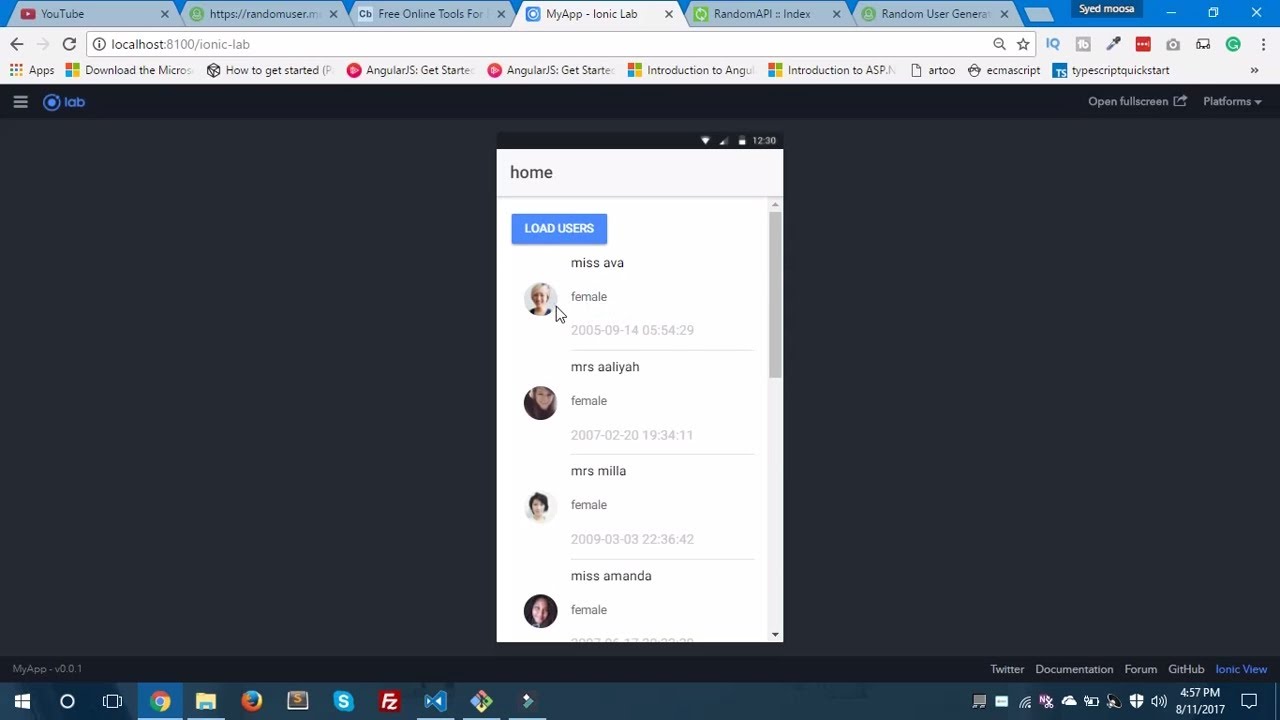 Ionic 3 – Process Complex JSON Data using Ajax GET Request and HTTP