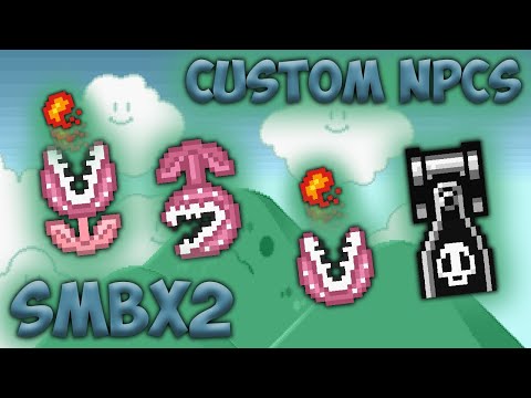 SMBX2 Custom NPCs • Piranha & Billet Bill Blaster Plants