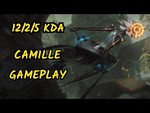 KZ Rascal (CAMILLE) vs YASUO - 12/2/5 KDA TOP GAMEPLAY - KR Ranked DIAMOND