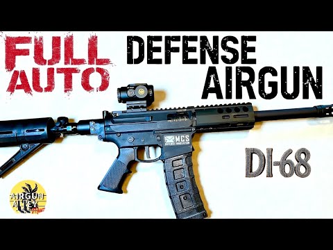 FULL-AUTO DEFENSE AIRGUN | DI-68 | 50+ JOULES