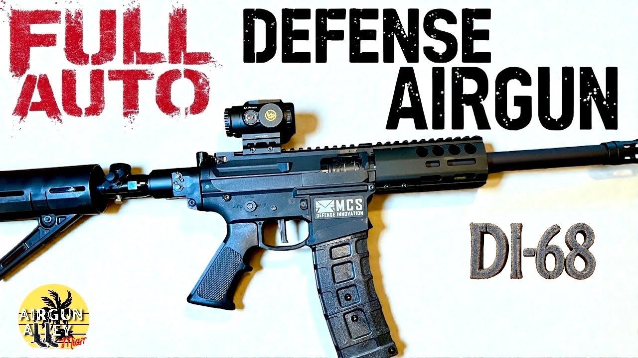 FULL-AUTO DEFENSE AIRGUN | DI-68 | 50+ JOULES