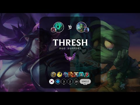 Thresh Support vs Amumu - KR Master Patch 13.14