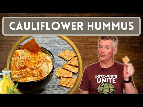 3g Net Carb Hummus? Yes! (Silky Smooth Cauliflower Hummus)