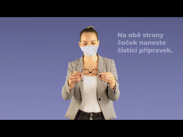 Čistící sprej s protizamlžovacím účinkem 30 ml + mikrovlákno