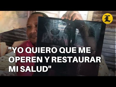 Hombre que tiene 5 meses con tres fracturas en una pierna