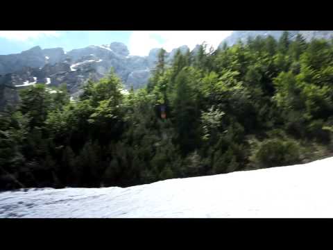 Snow in Logarska valley