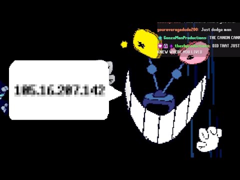 new Deltarune attack pattern: doxxes your personal info