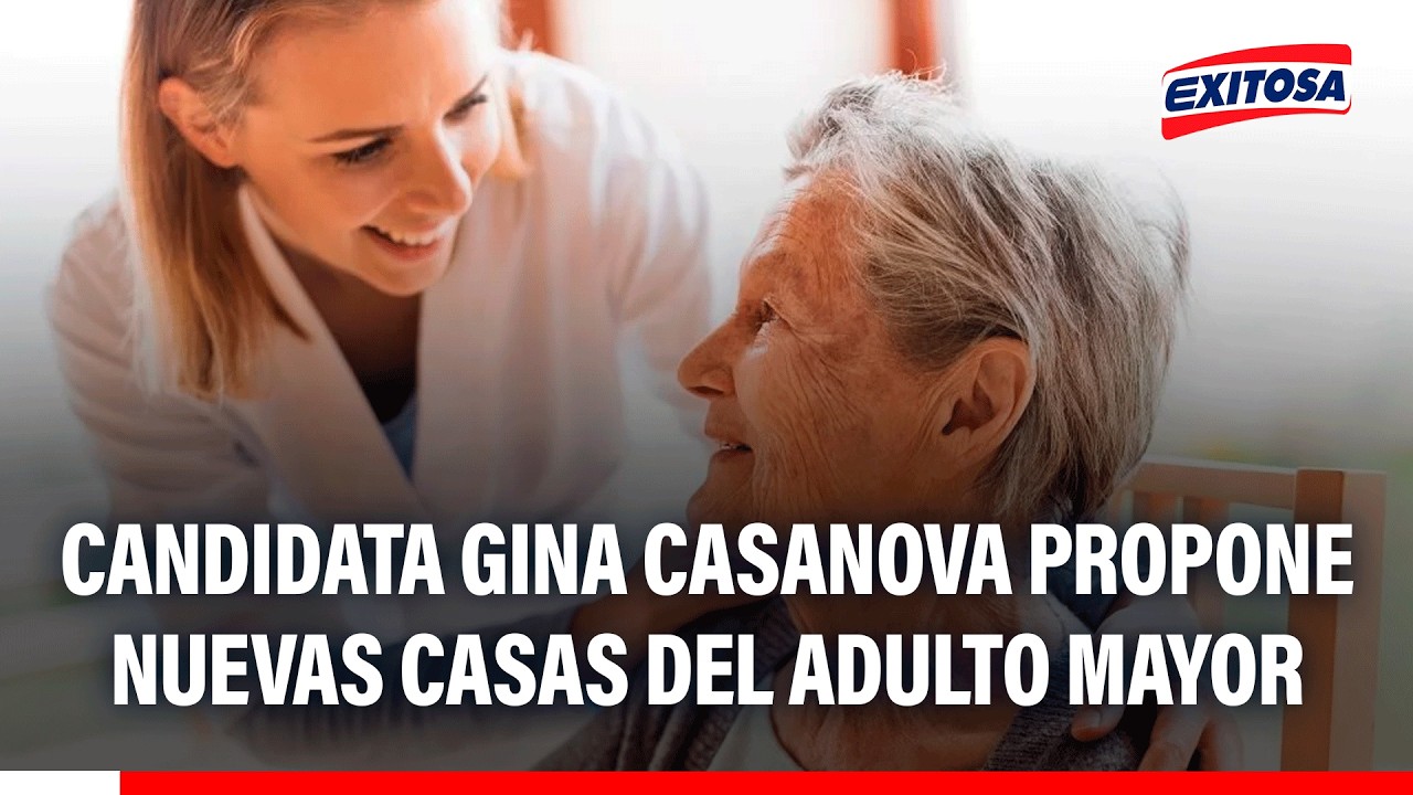 🔴🔵 Gina Casanova propone casas del adulto mayor y centro de rehabilitación en San Borja
