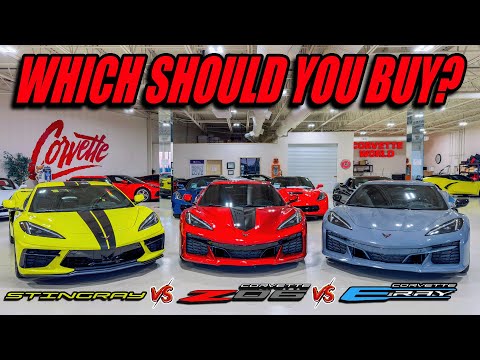 Z06, Eray, or Stingray? The ULTIMATE C8 Corvette Comparison!