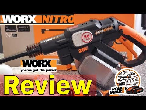 New Worx Hydroshot Nitro 56bar: Pressure Washer Review 2024
