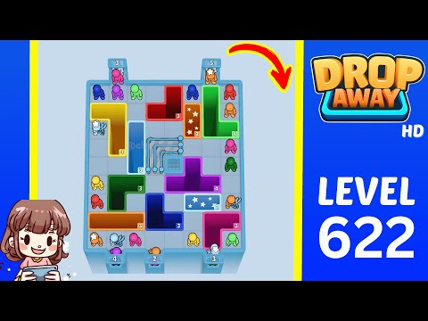 Drop Away Level 622 Solution Walkthrough