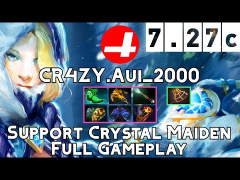 Crystal Maiden | CR4ZY.Aui_2000 | Hard Support Crystal Maiden Full Gameplay | 7.27c Full Gameplay