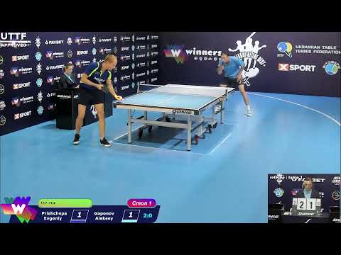 Prishchepa Evgeniy - Gaponov Aleksey Best of League Table Tennis 1 16:00 03.10.2020