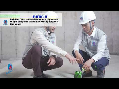 15 bước hướng dẫn lắp đặt tấm Panel ALC Viglacera
