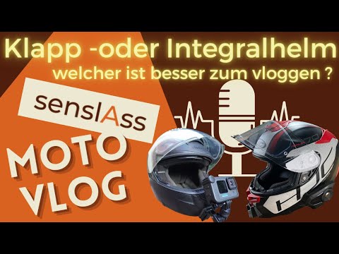 Richtiger Sound beim Vloggen | Vergleich Klapp- und Integralhelm ? |  #senslass #vlogging #motorrad
