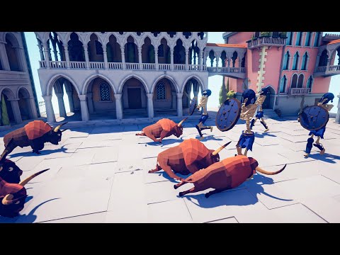 6X Giant Bison vs Every Unit - Totally Accurate Battle Simulator TABS
