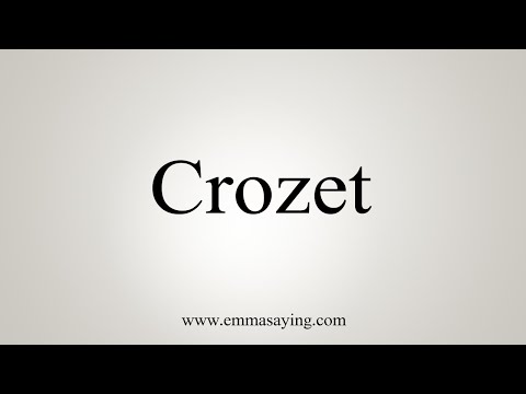How To Say Crozet