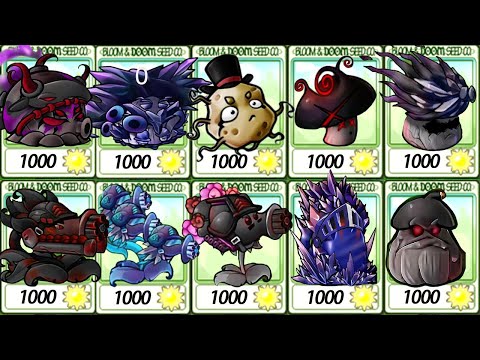 PvZ Fusion 3.2 – Top 5 Most OVERPOWERED Doom Shroom Plants vs ALL Max Level Bosses!
