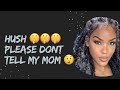 HUSH Please Don T Tell My Mom Daughtermother Mom