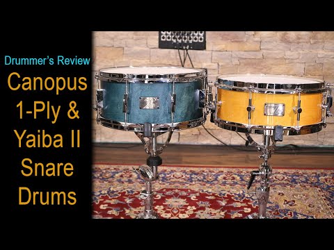 Interesting Snare Drums With A Rich History // Canopus Snare Drums // Full Review & Demo...
