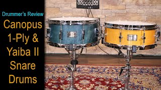 Interesting Snare Drums With A Rich History // Canopus Snare Drums // Full Review & Demo...