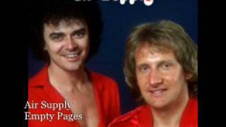 Air Supply - Empty Pages