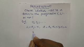 PROGRESSIONS | PROBLEM ON ARITHMETIC PROGRESSION #sureshstaracademy @sureshstaracademy