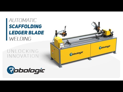 Automatic Scaffolding ledger Welding machine | Scaffolding Cuplock horizontal Welding | Robologic