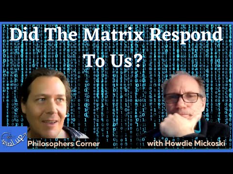 Did The Matrix Respond To Us? - Rules of The Realm 5 with Howdie Mickoski - Philosophers Corner