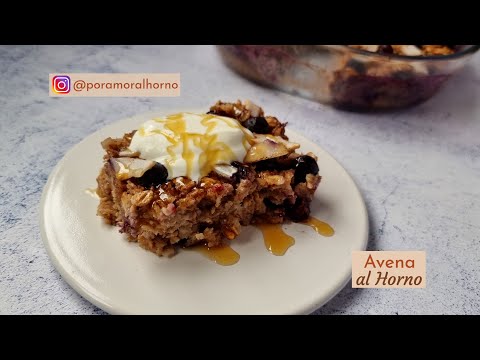 Deliciosa Avena al horno - opción para desayuno